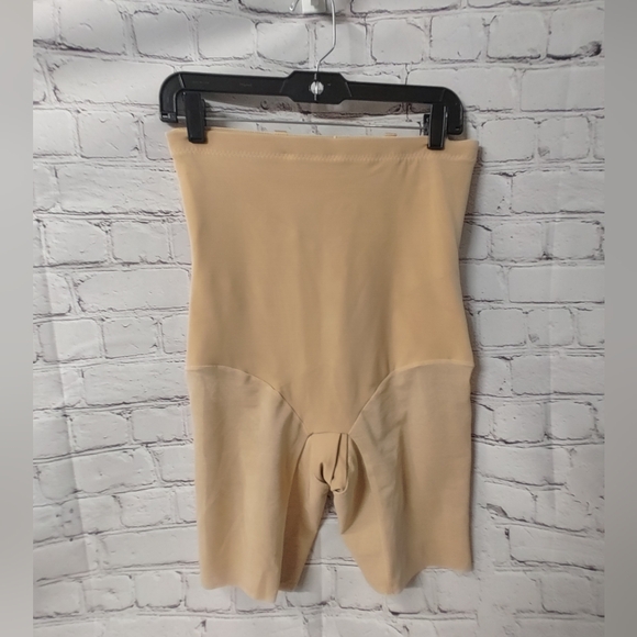 HoneyLove Womens XL All Over Sculpt Super Power Shorts Nude Shapewear - Picture 1 of 12